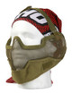 Bravo V2 Strike Metal Mesh Lower Face Mask w/ Ear Protection ( OD Green ) Bravo V2 Strike Metal Mesh Lower Face Mask w/ Ear Protection ( OD Green )